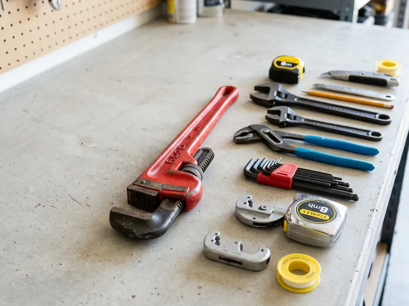 Professional plumbers in Perrysville, OH equipped with top-tier tools for residential and commercial plumbing services.